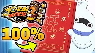 Yokai Watch 3 100 Medallium  All 752 Yokai [upl. by Nameerf]