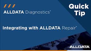 ALLDATA Quick Tip Integrating with ALLDATA Repair in ALLDATA Diagnostics [upl. by Attenwad]