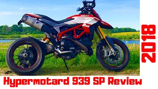 2018 Ducati Hypermotard 939 SP Review [upl. by Jammin697]