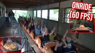 Erlebnispark Tripsdrill  Rasender Tausendfüßler  Onride Erste Reihe POV  60 fps [upl. by Eninotna]