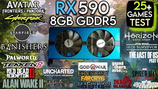 RX 590 In Early 2024  Test In 25 Awesome Games  RX 590 In 2024 [upl. by Housen]