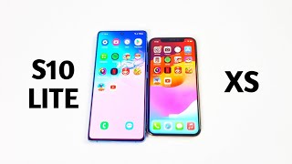 iPhone Xs Vs Samsung S10 Lite  SPEED TEST in 2023 [upl. by Karney]