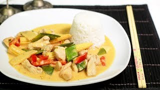 Schnelles THAICURRY mit Hähnchen und Gemüse [upl. by Bab]