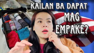 Kelan ba dapat mag start mag empake pag naghahanda ng mag immigrate sa US [upl. by Ahsiliw174]