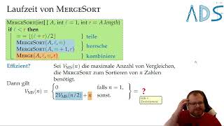 Laufzeitanalyse  Algorithmen und Datenstrukturen  Vorlesung 03 [upl. by Acinorej745]