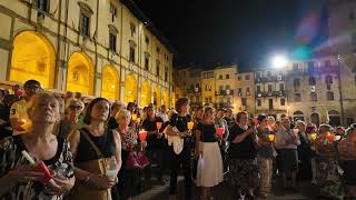 Fiaccolata dalla Pieve a Piazza Grande  Il racconto video di Raffaele Fusaro e Jonathan Vetralla [upl. by Manya242]