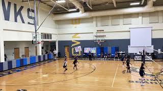 7th grade Middle School Volleyball game highlights  Libero [upl. by Hellene]