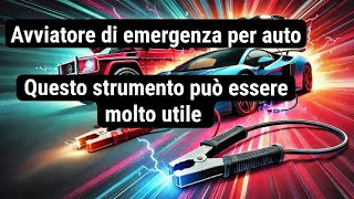 Avviatore di emergenza per auto Jump Start strumento per avviare la macchina con batteria scarica [upl. by Htebaras]