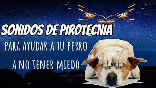 RUIDOS de PIROTECNIA para PERRO  Acostumbralo al sonido para que NO tenga MIEDO [upl. by Notyad]