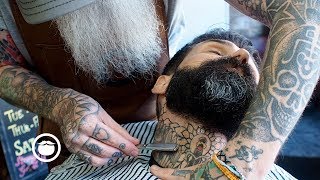 The Best Beard Trim from a Master Barber [upl. by Enilec]