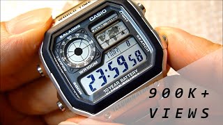 CASIO quotBond Stylequot AE1200WHD1AV HD [upl. by Nileuqaj346]