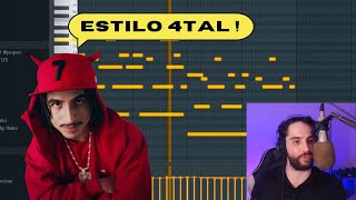 COMO FAZER BEAT ESTILO quot4TALquot DO MATUÊ ft TETO [upl. by Rayham104]