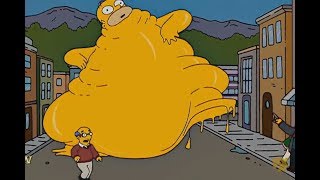 The Simpsons  Homer Obesity Eats Everything [upl. by Durr]