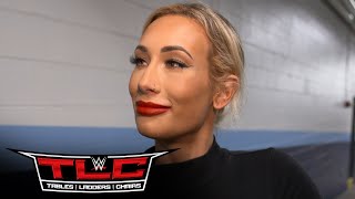 Carmella is confident heading into her clash with Sasha Banks TLC Exclusive Dec 20 202 [upl. by Arekahs]