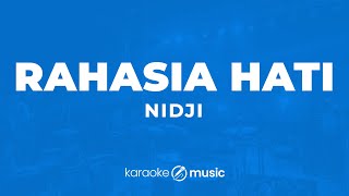 Rahasia Hati  Nidji KARAOKE VERSION [upl. by Fairfield456]