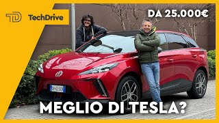 MG 4 long range VUOLE SFIDARE TESLA  Test Drive PRO e CONTRO [upl. by Acired858]