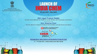 The launch function of India Chem 2024 [upl. by Siroled]