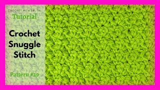 【EP85】 TRY IT Snuggle Stitch Crochet Tutorial  29 Easy Crochet Baby Blanket Stitch  DIY [upl. by Llekcir]