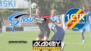 150918  1 CfR Pforzheim  Neckarsulmer SportUnion  07 Spieltag  Oberliga Saison 201819 [upl. by Carli]