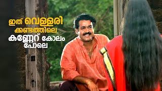 ഇത് വെള്ളരിക്കണ്ടത്തിലെ കണ്ണേറ് കോലം പോലെ  Aaraam Thampuran  Mohanlal  Manju Warrier [upl. by Ocir449]