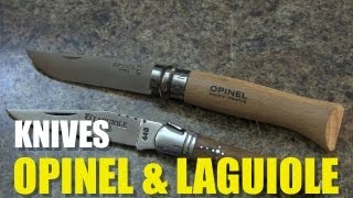 Opinel and Laguiole Knives [upl. by Haelat]