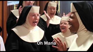 Sister Act 1992  quotOh Mariaquot  VideoLyrics HD [upl. by Jeffery220]