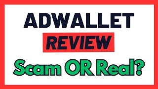 Adwallet Review  Scam Or Is This Really Legit Lets Find Out [upl. by Mcgraw189]