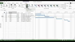 Task Path Highlighting in Project 2013 NEW FEATURE [upl. by Christensen]