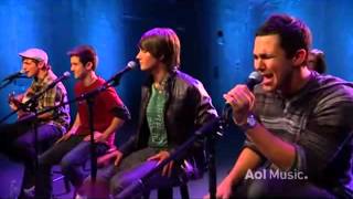 Big Time Rush Stuck Acoustic AOLMusic [upl. by Aicil805]