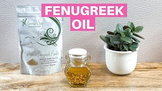 How to Make Your Own Fenugreek Hair Growth Oil [upl. by Lednor]