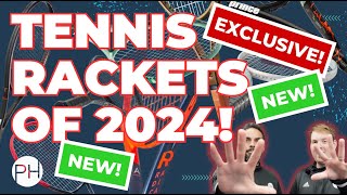 EXCLUSIVE THE TENNIS RACKETS OF 2024  PREVIEW  EXCITING SECRETS REVEALED [upl. by Ianej]