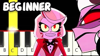 5 FAMOUS Songs from HAZBIN HOTEL  Slow and Easy Piano Tutorial [upl. by Enelad]