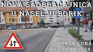 Nova saobraćajnica u naselju Borik 17092024 [upl. by Burleigh]