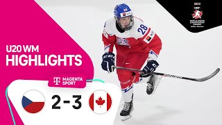 Tschechien  Kanada  Highlights Finale  IIHF U20 EishockeyWM 2023  MAGENTA SPORT [upl. by Lenox]