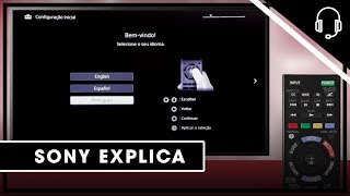 Sony  Suporte  TV  Reset e configuração inicial do televisor  Menu 2014 [upl. by Philippine]