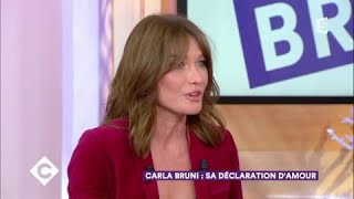 Carla Bruni  sa déclaration damour  C à Vous  06102017 [upl. by Odiug]