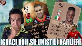 IGRACI KOJI SU UPROPASTILI KARIJERE  FIFA 16 [upl. by Ramsden]