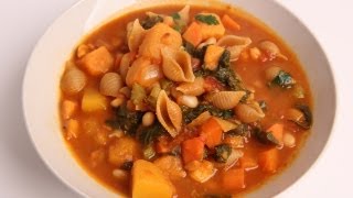 Winter Minestrone Soup Recipe  Laura Vitale  Laura in the Kitchen Episode 332 [upl. by Eiramait]