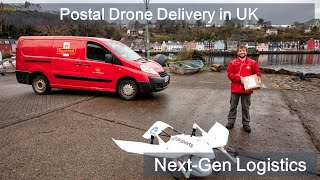 Connecting Communities Postal Drone Delivery for Royal Mail in UK [upl. by Nikolos]