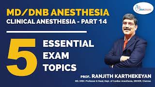 MDDNB Anesthesia Package  5 Essential Exam Topics Part 14  Raaonline anesthesia anesthesiology [upl. by Eddana]