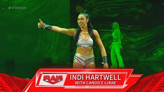 Indi Hartwell Entrance  WWE Monday Night Raw October 23 2023 [upl. by Gnouv818]