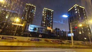 離開【重慶機場】來到市區 Chongqing City China [upl. by Akkinahs]