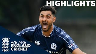 Scotland Beat England For The First Time Ever  Scotland v England ODI 2018  Highlights [upl. by Lecrad]