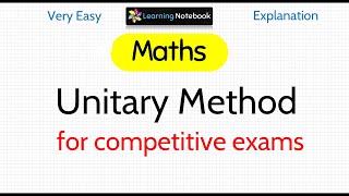 Unitary Method Explanation [upl. by Enneyehs]