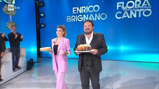 Enrico Brignano e Flora Canto  Domenica In 09042023 [upl. by Alaaj]