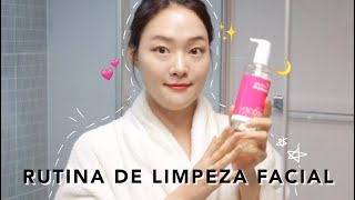 🌙Mi Rutina de Limpieza  Skincare Coreana [upl. by Aihsilat]