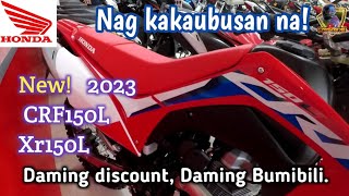 Honda CRF 150L  XR150L  Kawasaki KLX 150BF Price and Installment update CRISRIDE MOTOVLOG [upl. by Eaneg858]