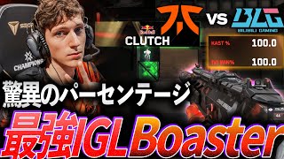 【四天王】リーダーが魅せる驚異のパーセンテージ、最強IGL Boaster【VALORANT Champions 2023 Group DAY 4  FNC vs BLG】 [upl. by Aratnahs]