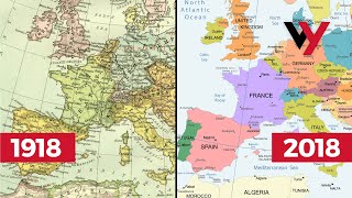 How The World Map Has Changed In 100 Years Since WWI [upl. by Eulalie]