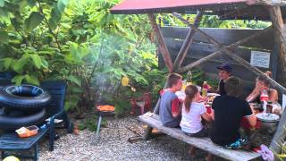 Waldhaus neu canow grillen auf der Terrasse 1 [upl. by Aseeral463]